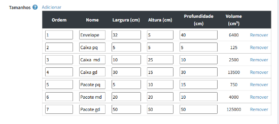 Picture of Correios Plugin for nopCommerce